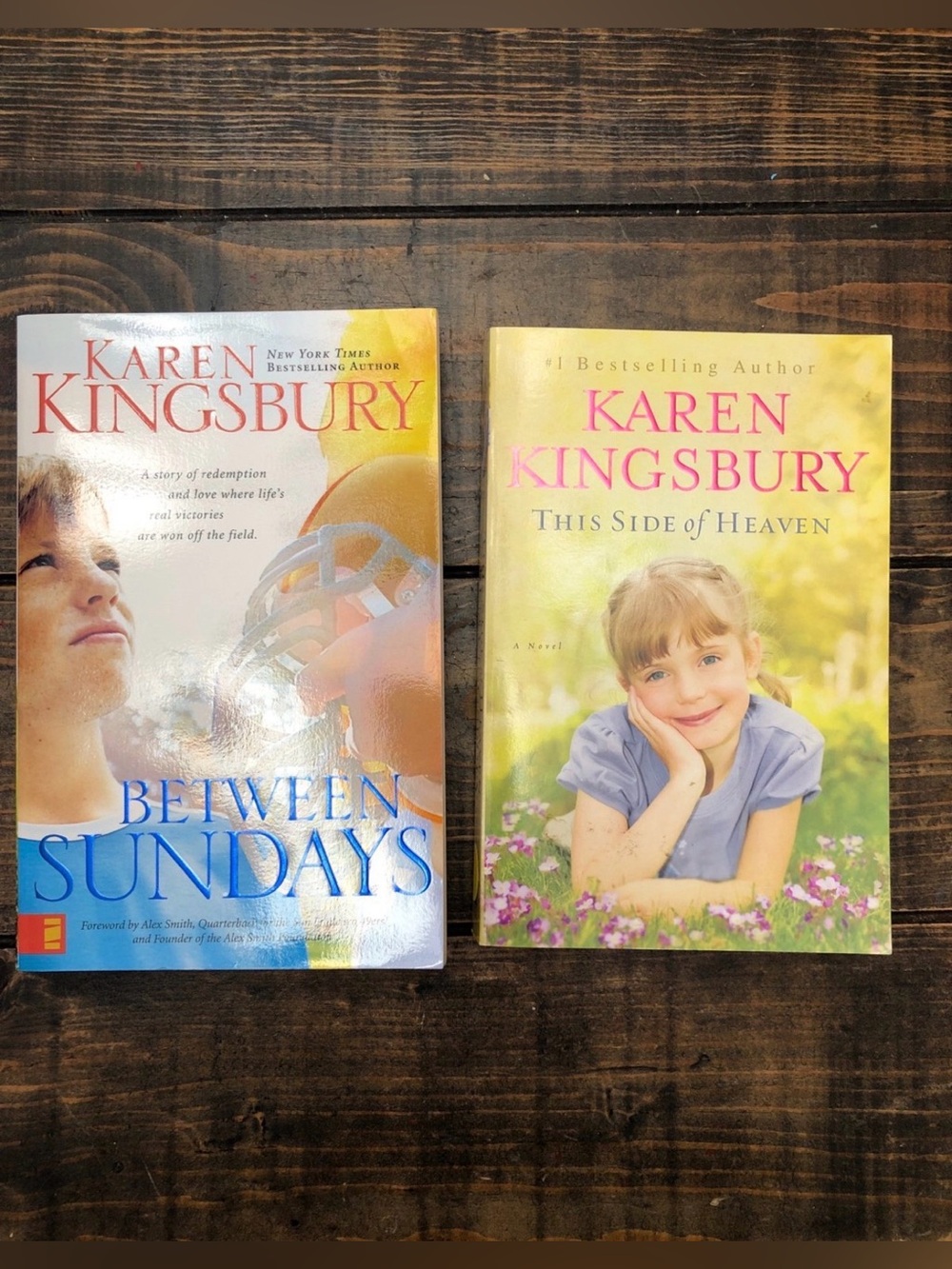 Karen Kingsbury Paperback Books - Between Sundays & This Side of Heaven